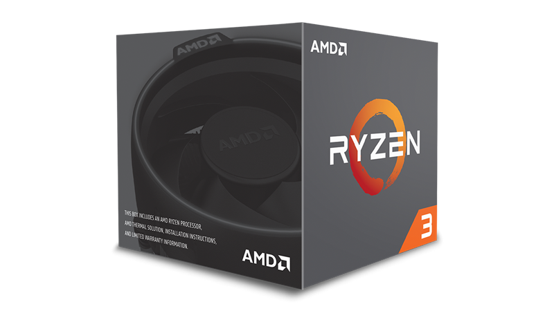 AMD Ryzen™ 3 1200 Processor (3.1 GHz, 8MB Cache, 3.4 GHz Turbo) Socket AM4 (618ELS)